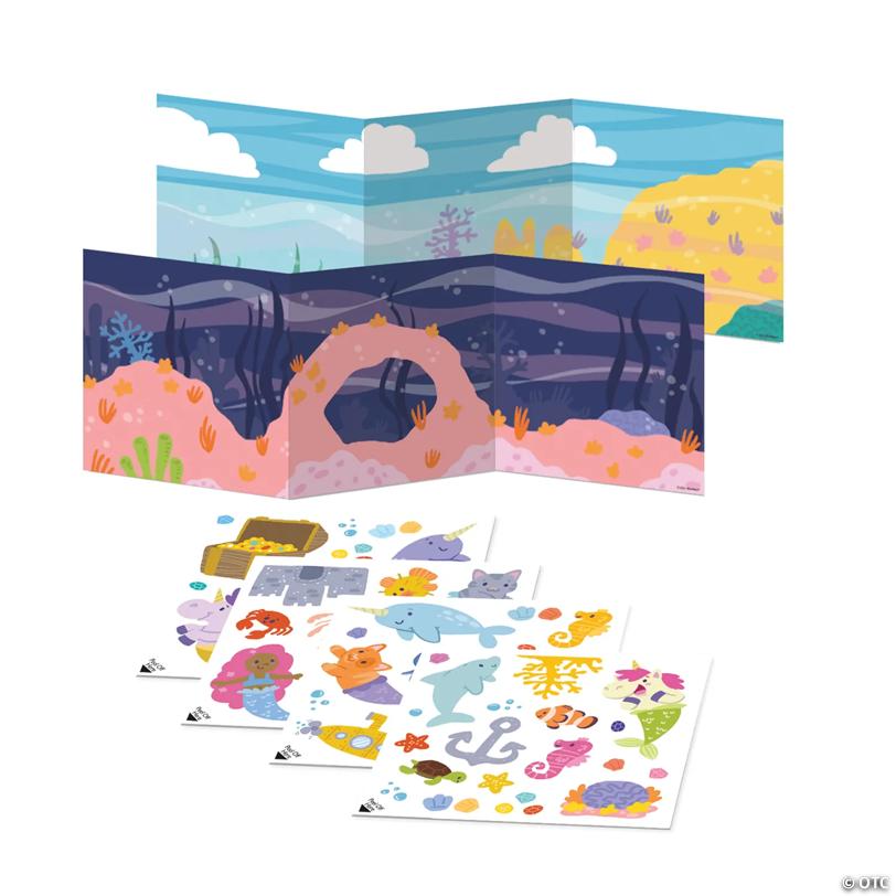 Underwater Friends Reusable Sticker Tote