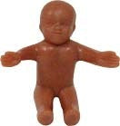 Mardi Gras King Cake Babies, 1-1/4", Choose Skin-tone and Count