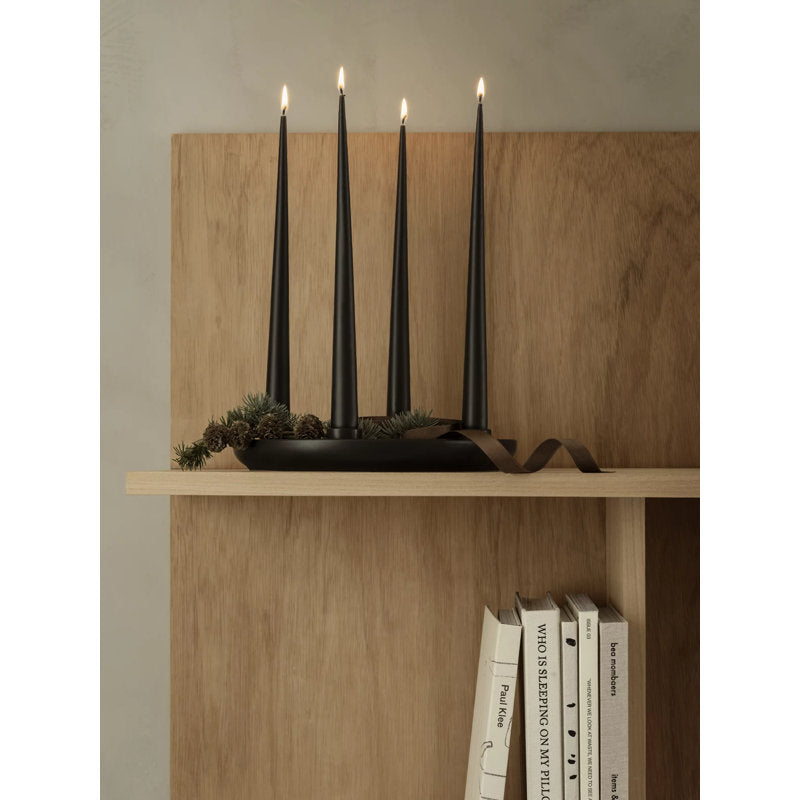 VELA 1.38" Stoneware Tabletop Candelabra