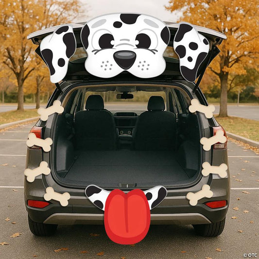 Value Dalmatian with Bones Trunk-or-Treat Cardstock Decorating Kit – 12 Pc.