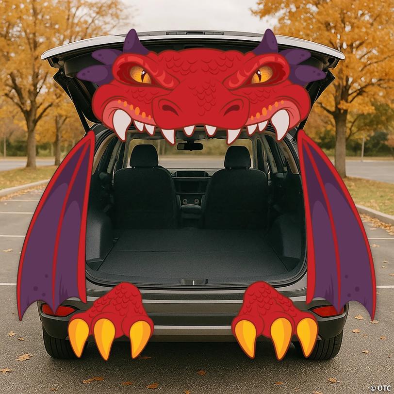 Value Dragon Trunk-or-Treat Cardstock Decorating Kit – 5 Pc.