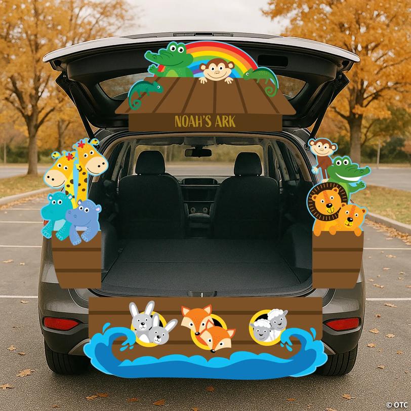 Value Religious Noah's Ark Trunk-or-Treat Cardstock Decorating Kit – 4 Pc.