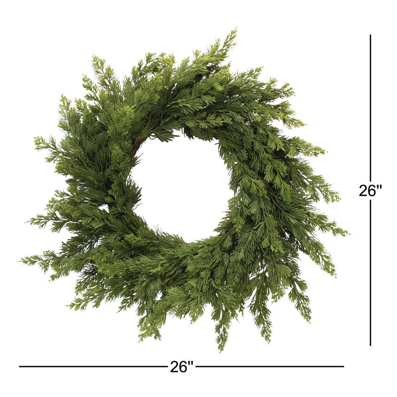 Gingerbread Christmas Wreath as a festive door display