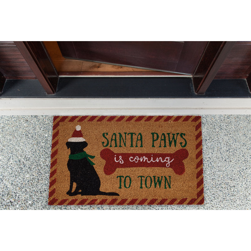 Vess Non-Slip No Pattern Christmas Doormat