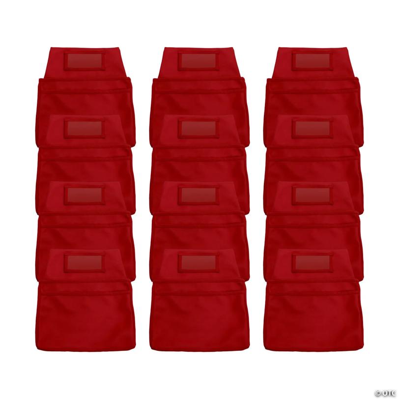 Vinyl Seat Companions, Small, Red 12-Pack