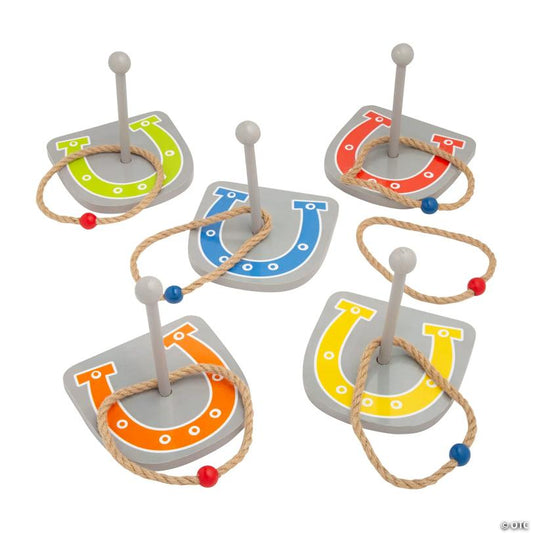 Western Horseshoes Ring Toss Game