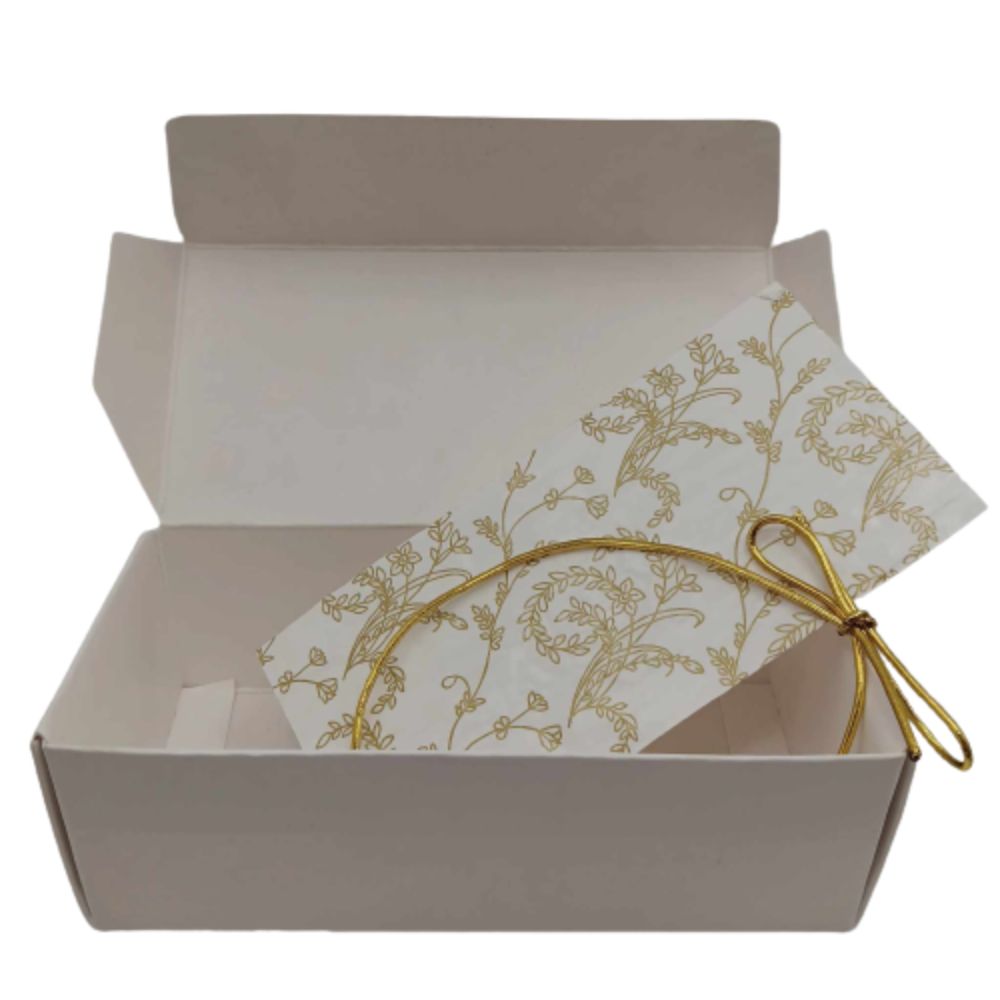 Valentine's Day 1 lb. Candy Boxes Kit - 12 boxes, 12 pads & 12 gold loop ribbons