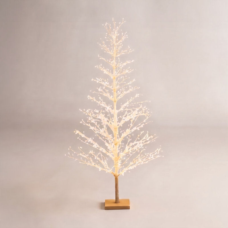 White Birch Tree with LED Lights