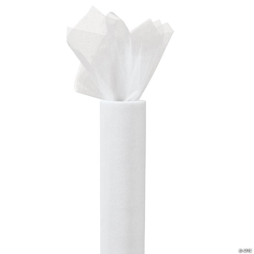 White Small Tulle Roll | USA Decoration®