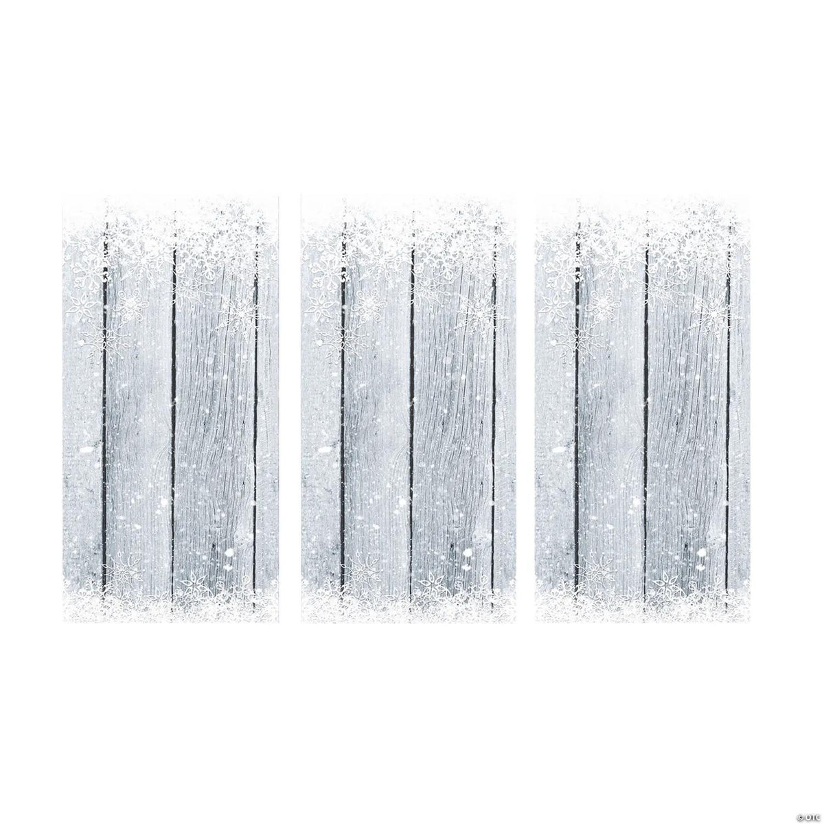 Winter Barnwood Backdrop - 3 Pc.