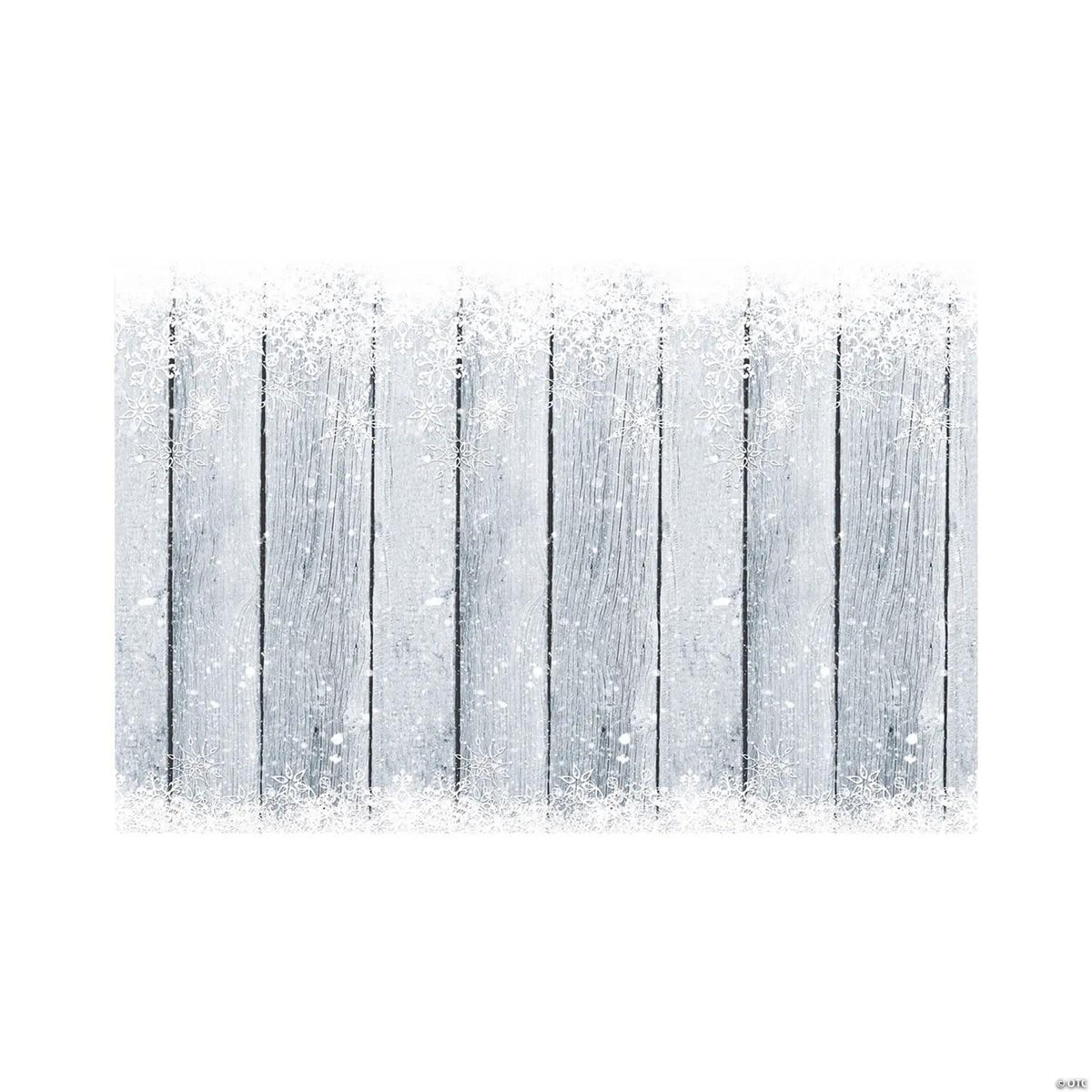 Winter barnwood backdrop, 3-piece set, showing rustic wood plank wall for holiday photos