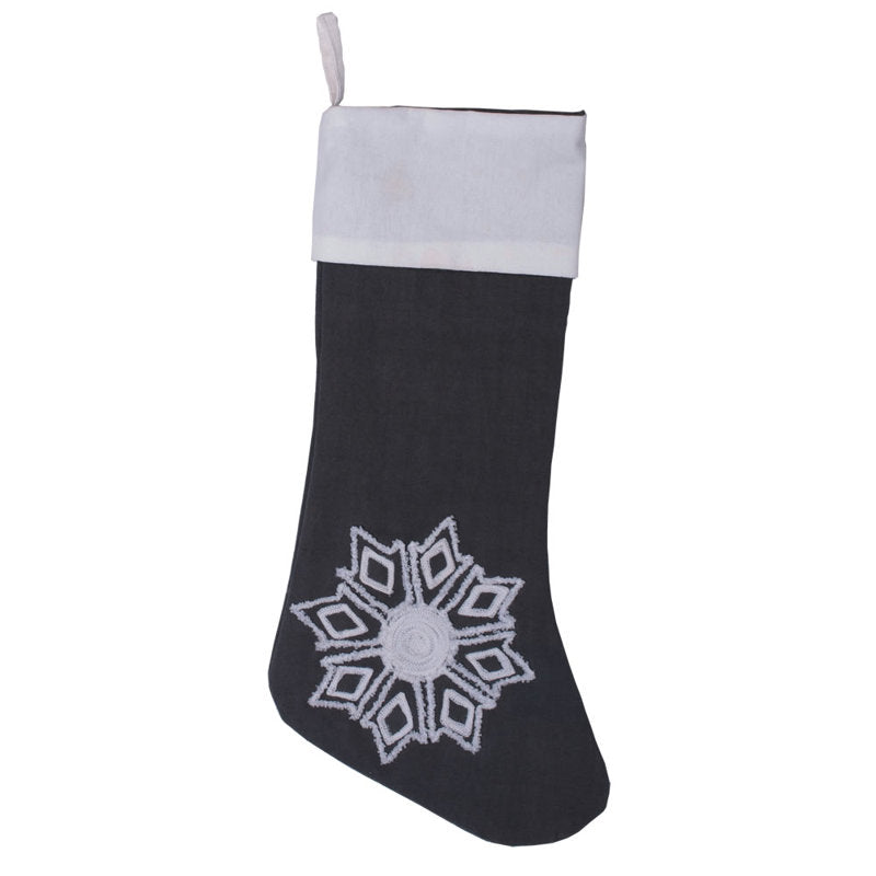 Winter Snowflake Stocking
