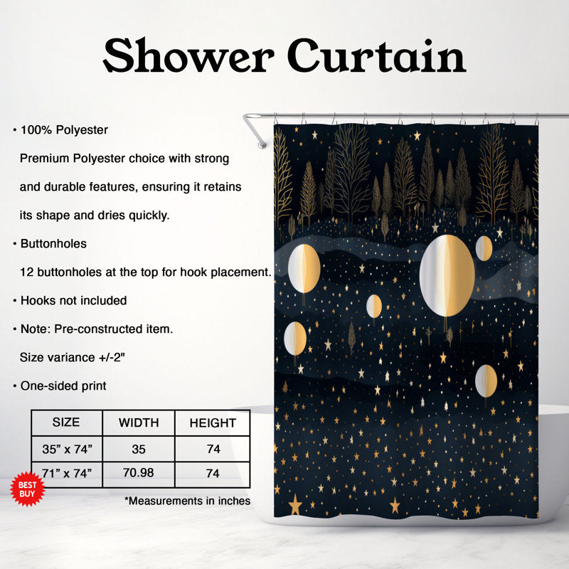 Winter Twilight - Premium Shower Curtain