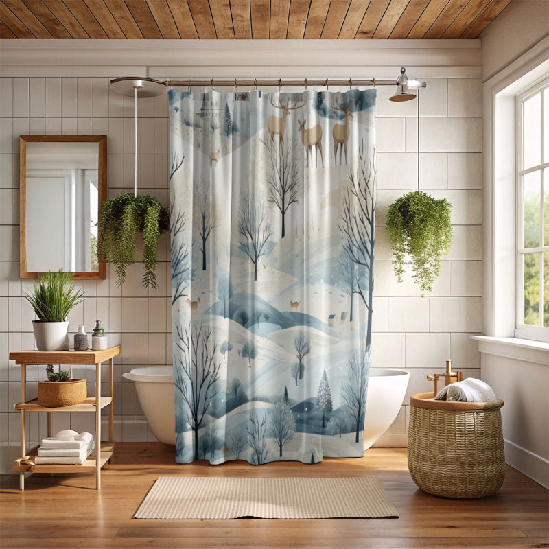 Winter Utopia - Premium Shower Curtain