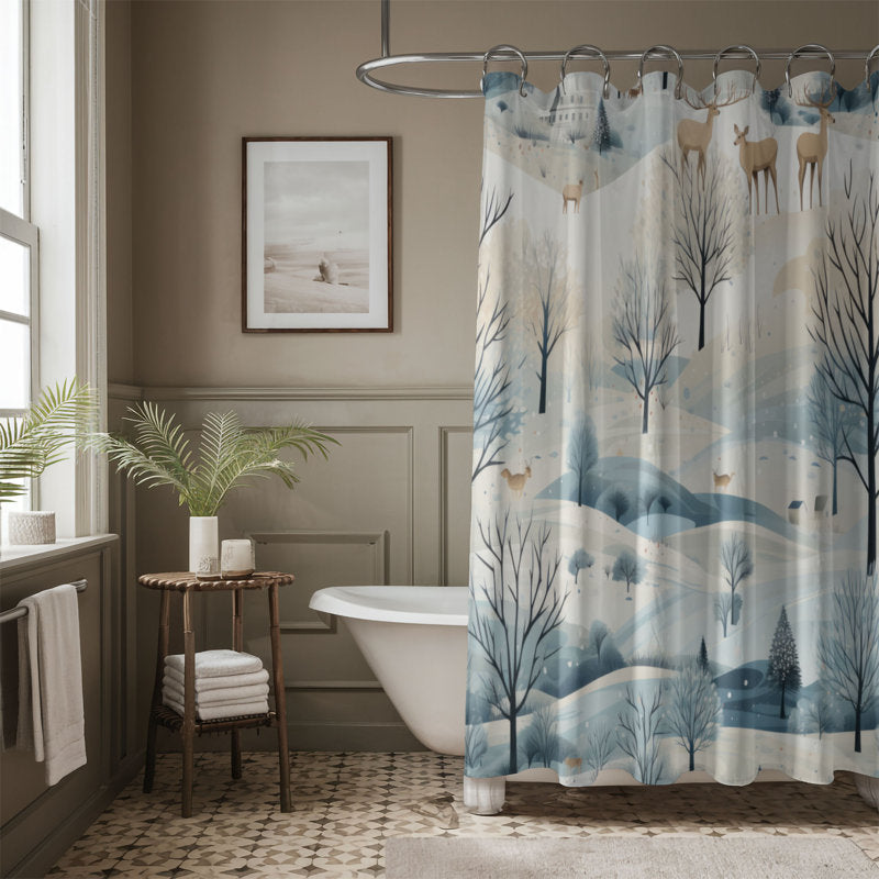Winter Utopia - Premium Shower Curtain