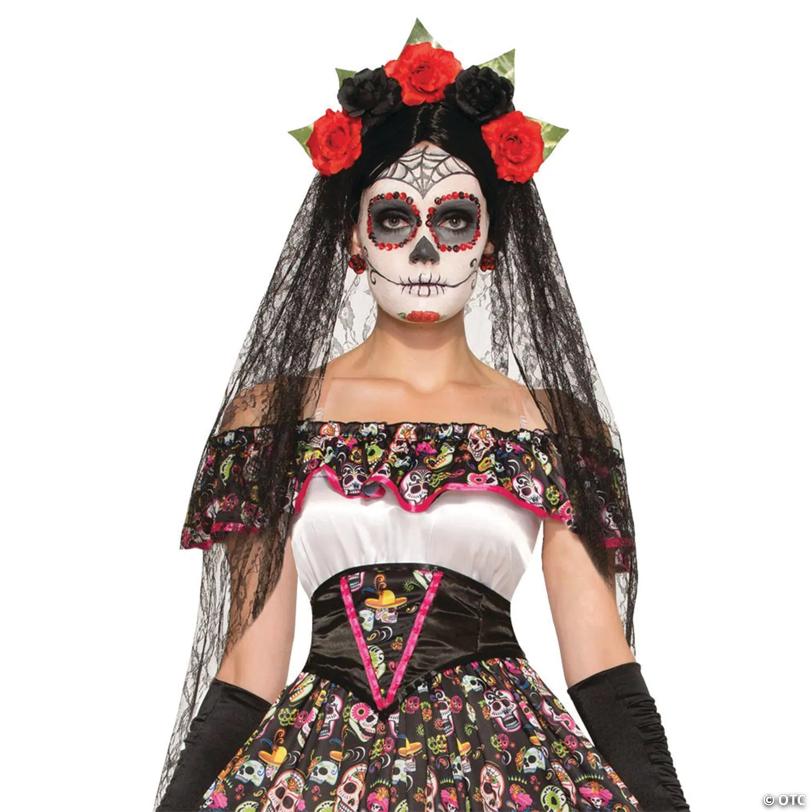 Women's Day of Dead Veil