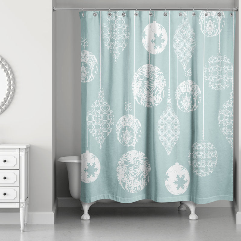 Worceer Geometric Shower Curtain