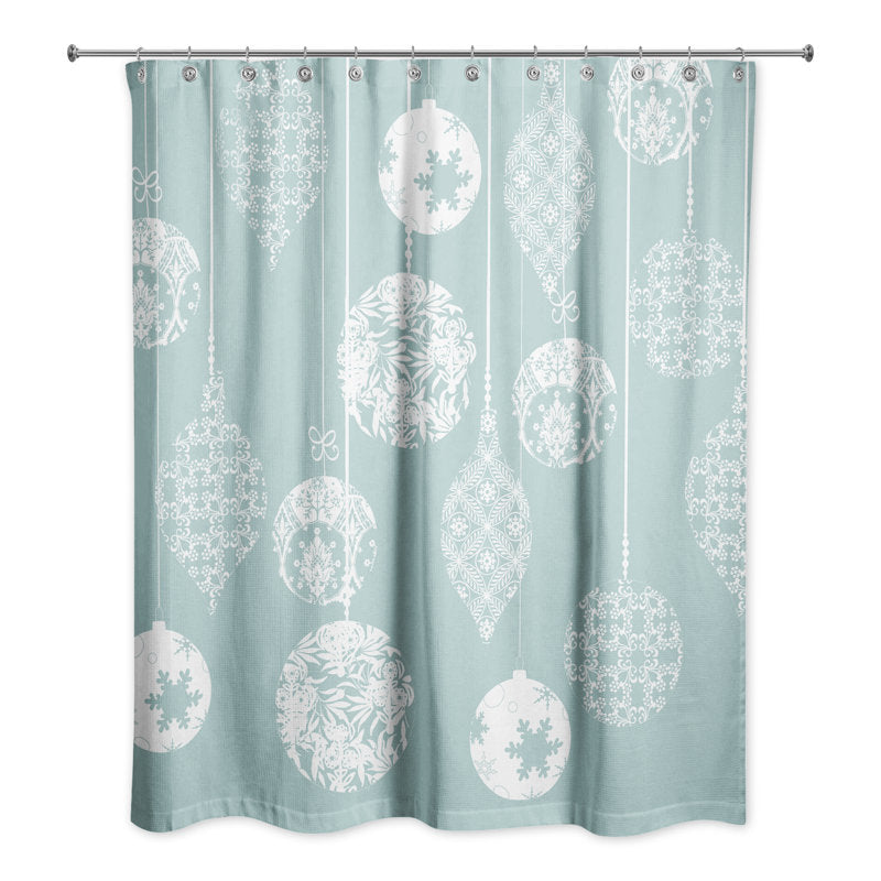 Worceer Geometric Shower Curtain