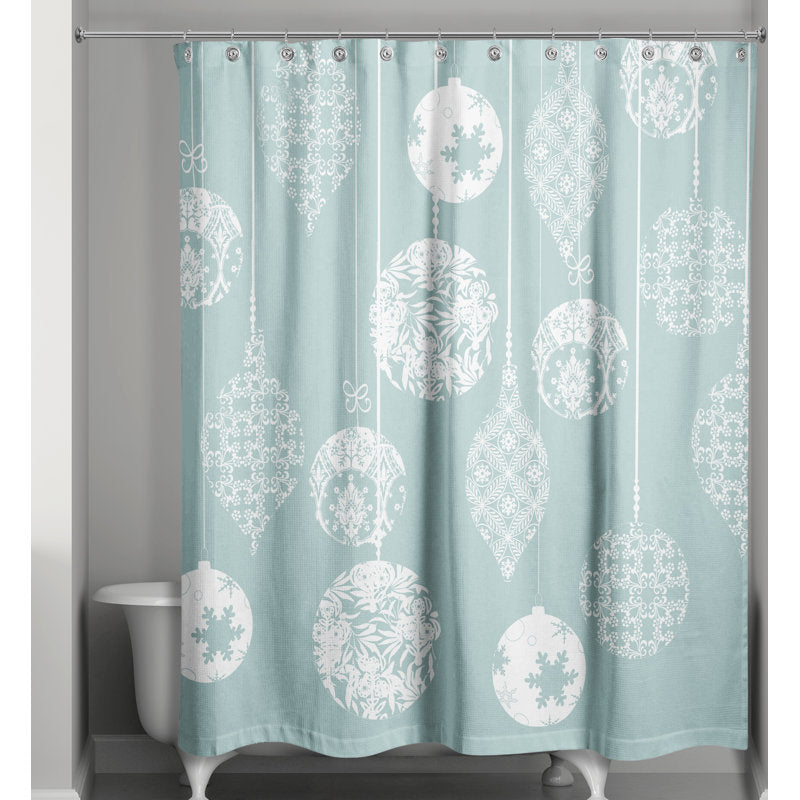 Worceer Geometric Shower Curtain