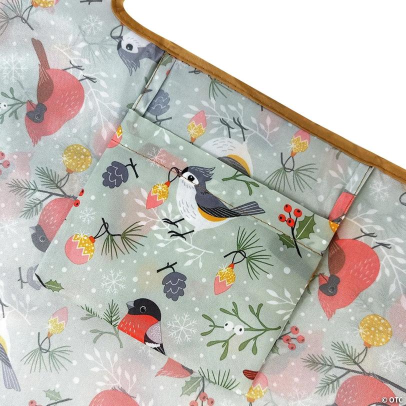 Wrapables Large & Small Nylon Reusable Grocery Bags, Set 2, Cardinals