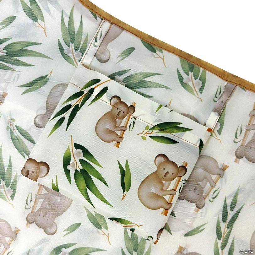 Wrapables Large & Small Nylon Reusable Grocery Bags, Set 2, Koalas