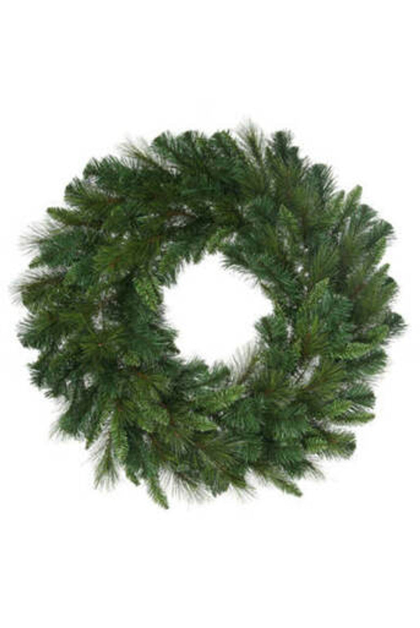 60" Belgium Unlit Wreath Large Natural Holiday Wreath for Custom Decorating