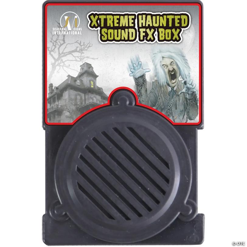 Xtreme Haunted Sound FX Box Prop Halloween Decoration with 27 Sounds