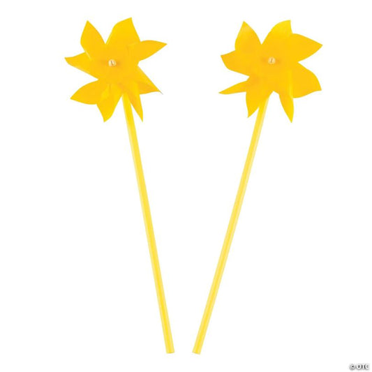 Yellow Pinwheels - 36 Pc.