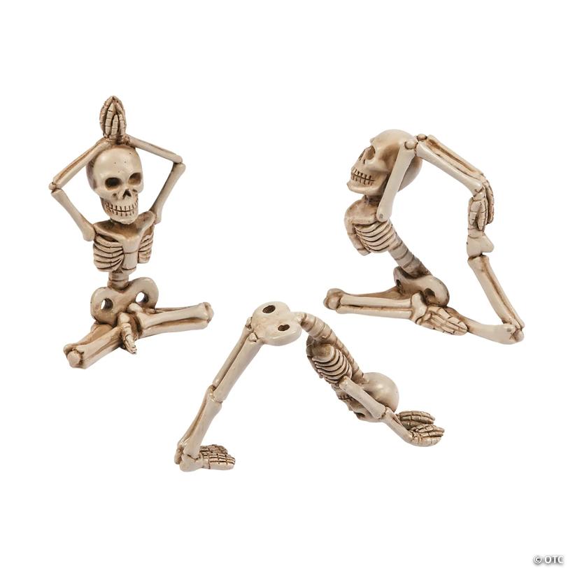 Yoga Skeletons Halloween Decoration