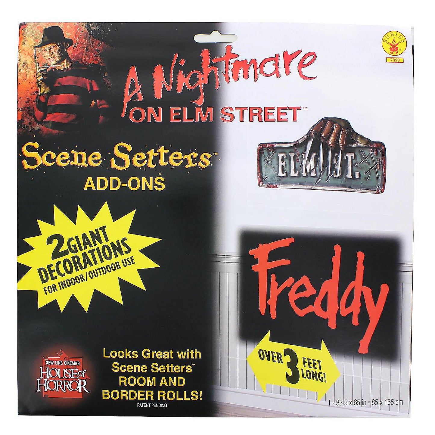 A Nightmare on Elm Street 2-Piece Halloween Sign Accessory Set | USA Decoration®
