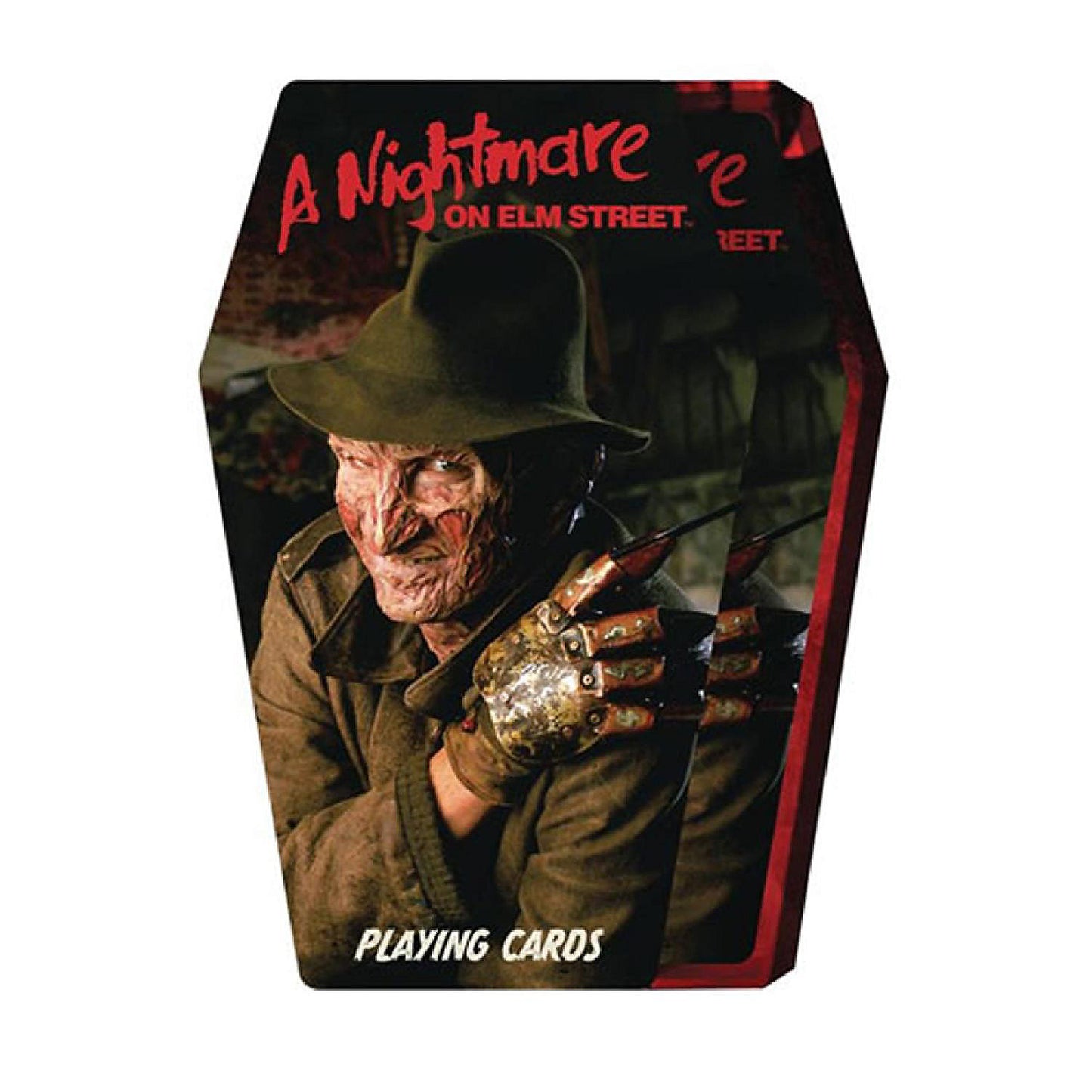 A Nightmare on Elm Street Coffin Shaped Playing Cards | USA Decoration®
