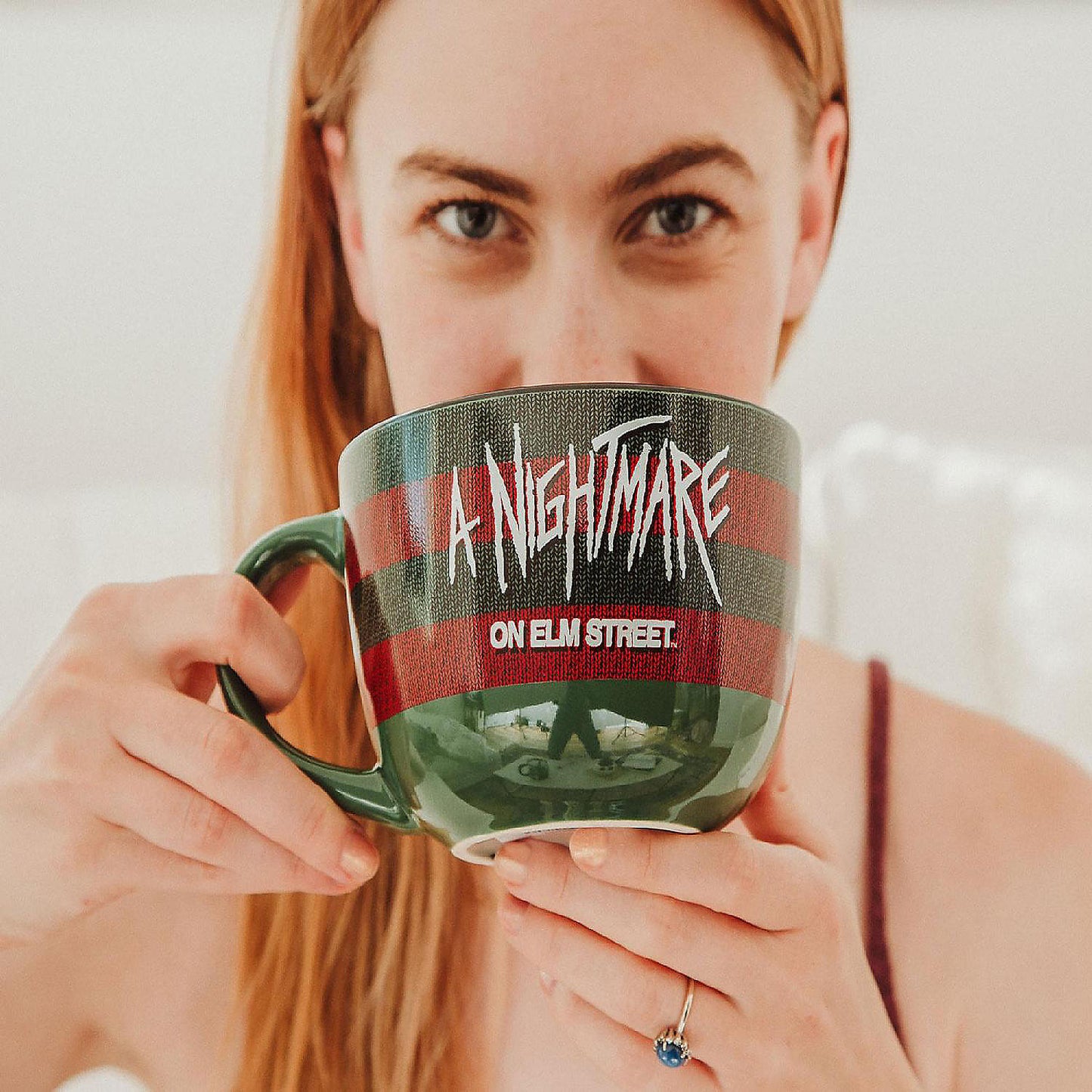 A Nightmare on Elm Street Sweater Claws Ceramic Soup Mug Holds 24 Ounces | USA Decoration®