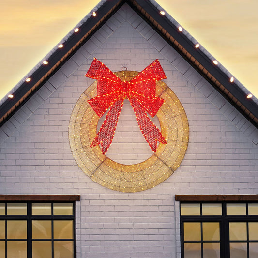 Member’s Mark 48" Pre-Lit Wreath | USA Decoration®