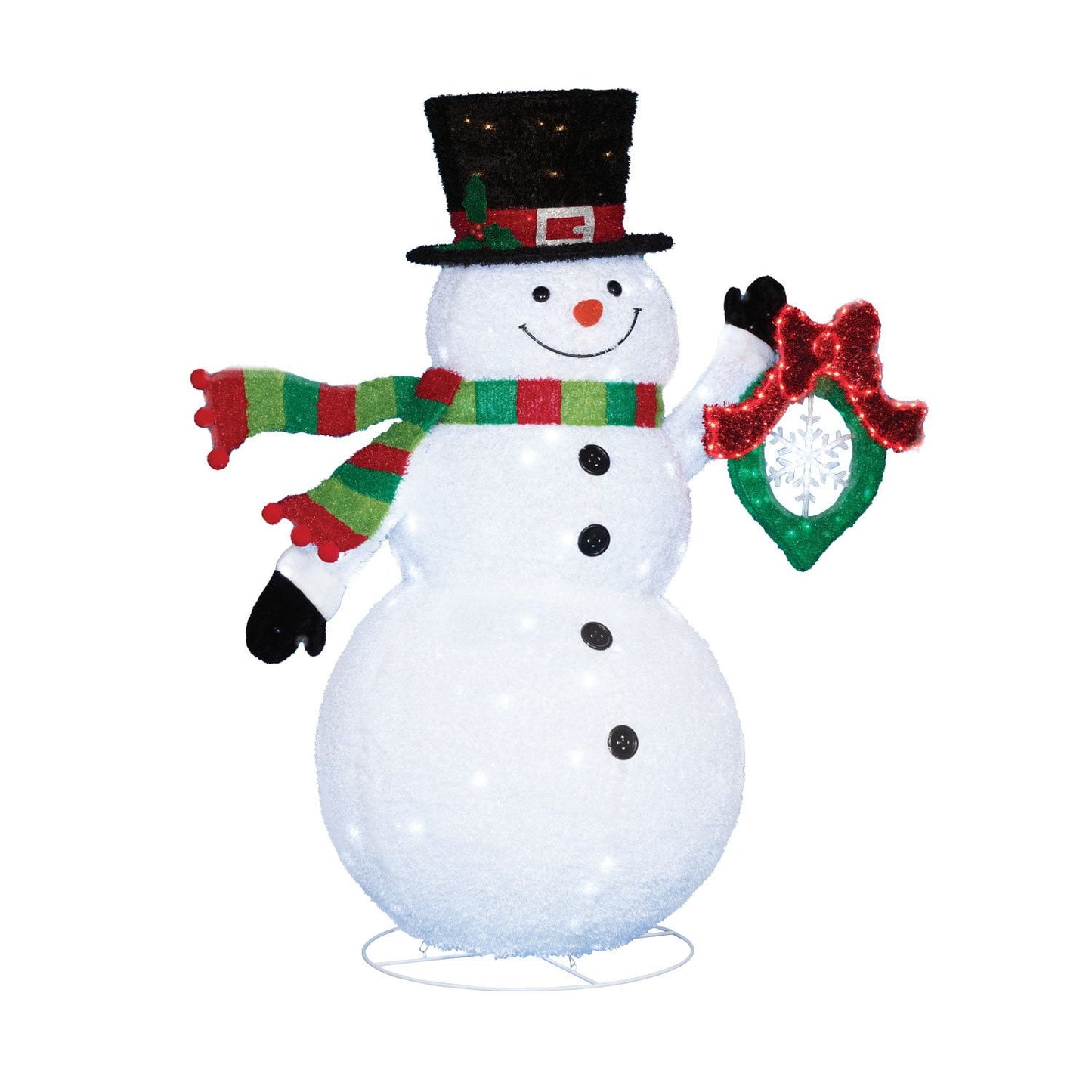 Member's Mark 6' Pre-Lit Pop-up Twinkling Snowman | USA Decoration®