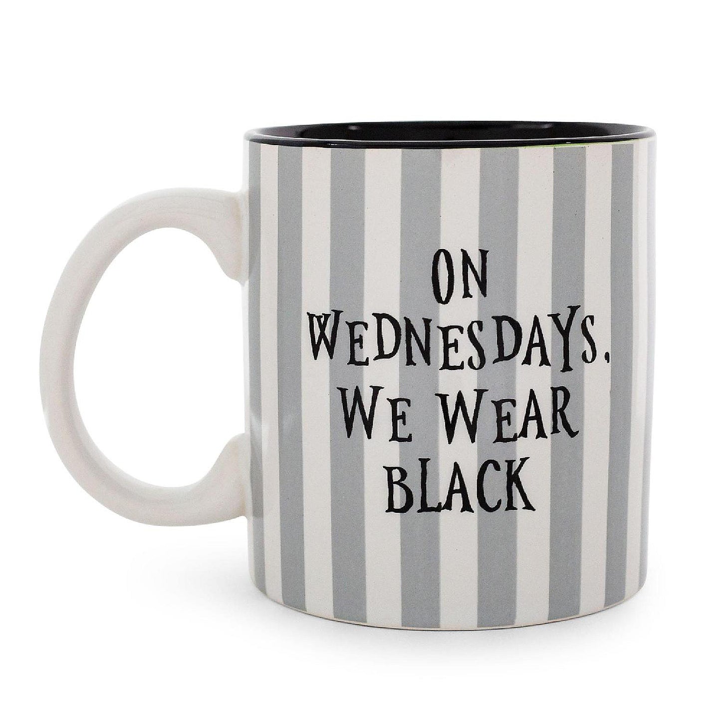 Addams Family Wednesday "On Wednesdays We Wear Black" Ceramic Mug 20 Ounces | USA Decoration®