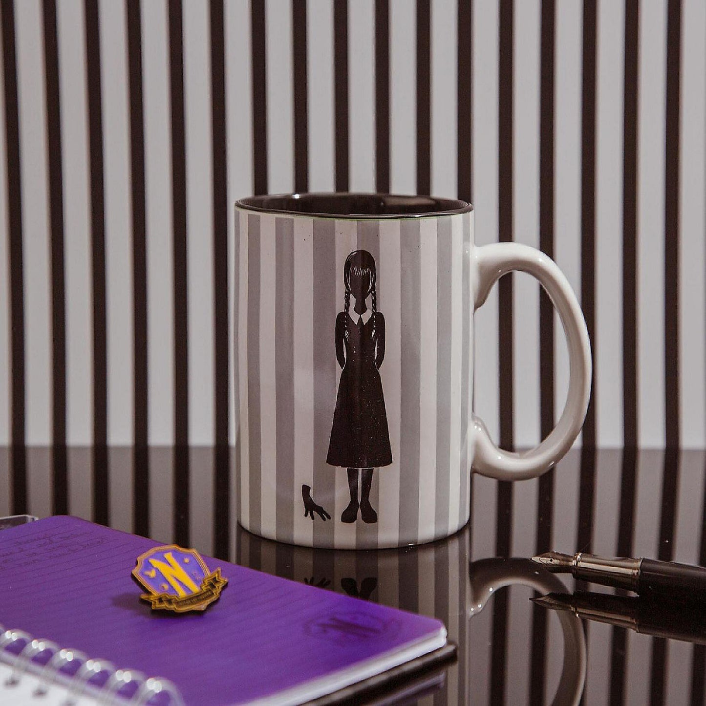 Addams Family Wednesday "On Wednesdays We Wear Black" Ceramic Mug 20 Ounces | USA Decoration®