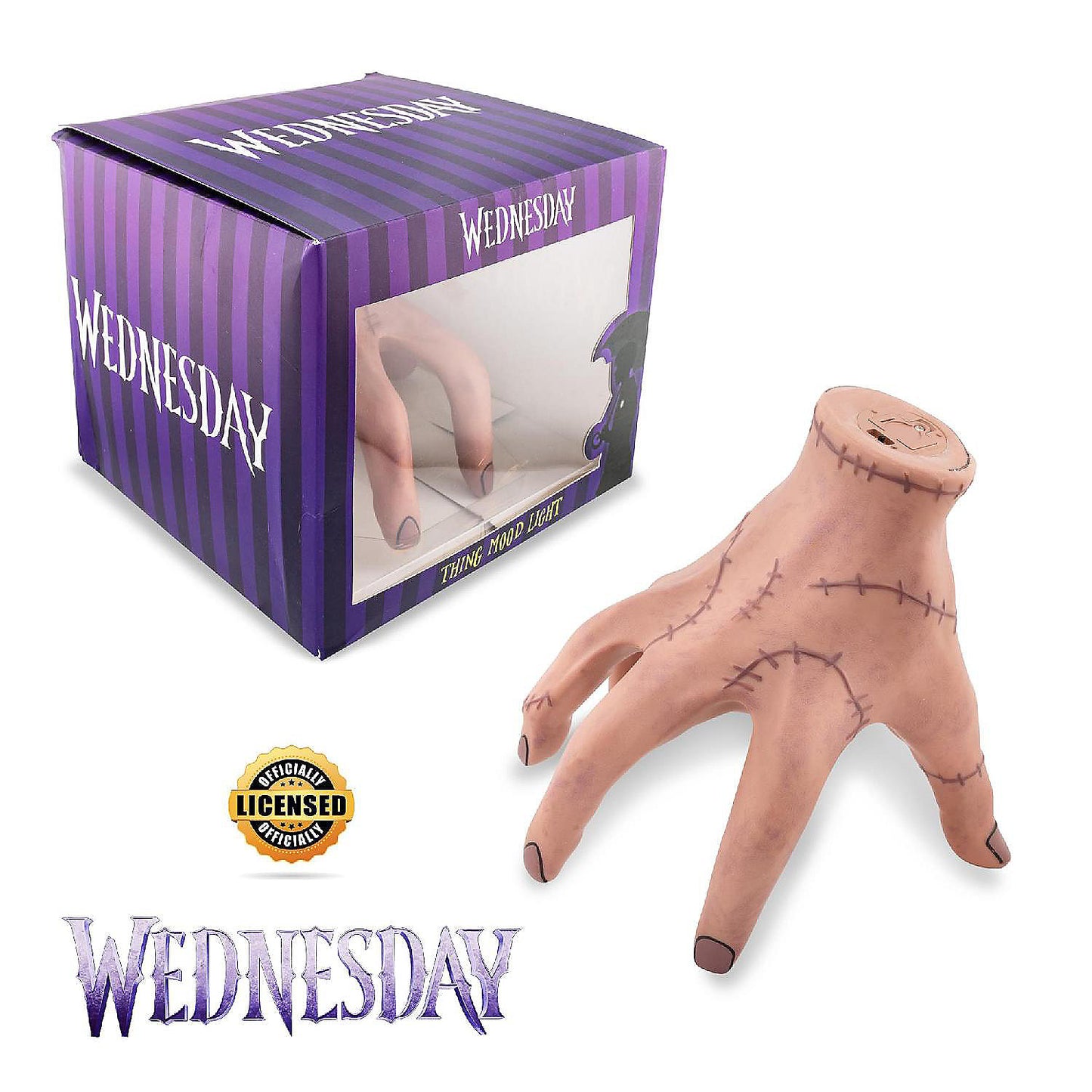 Addams Family Wednesday Thing 6-Inch PVC Figural Mood Light | USA Decoration®