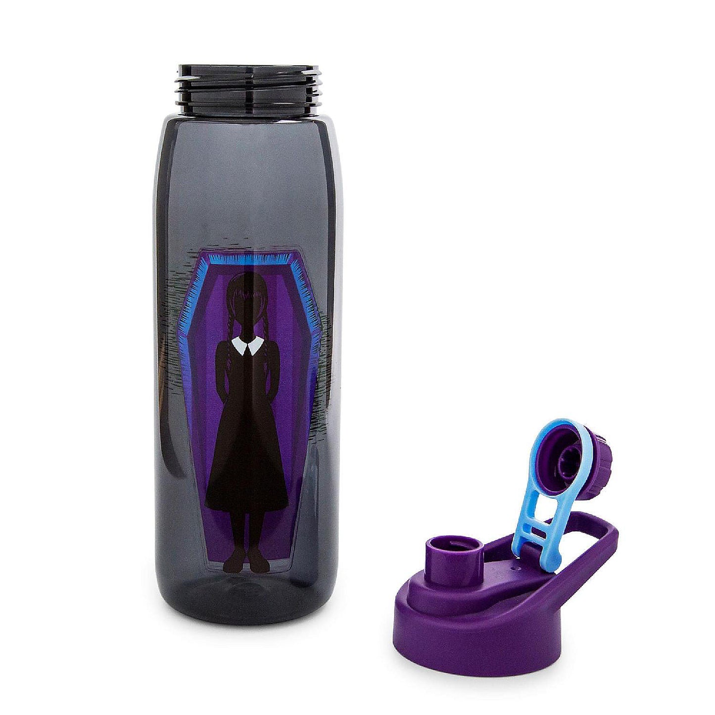 Addams Family "What Would Wednesday Do?" Water Bottle With Screw-Top Lid | USA Decoration®