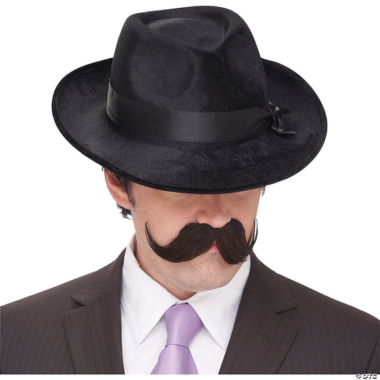 Adults Brown Handle Bar Mustache