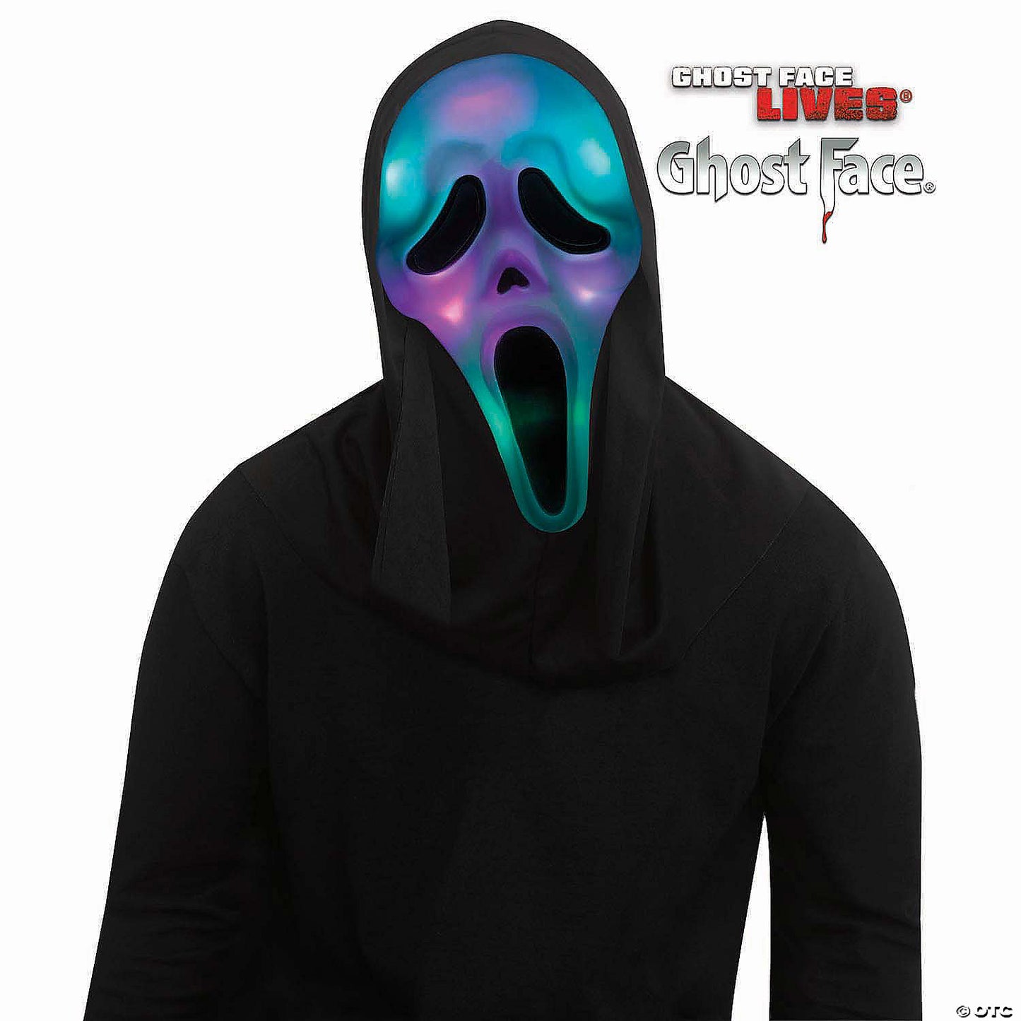 Adults Ghost Face Color Changing Full Mask with Hood | USA Decoration®