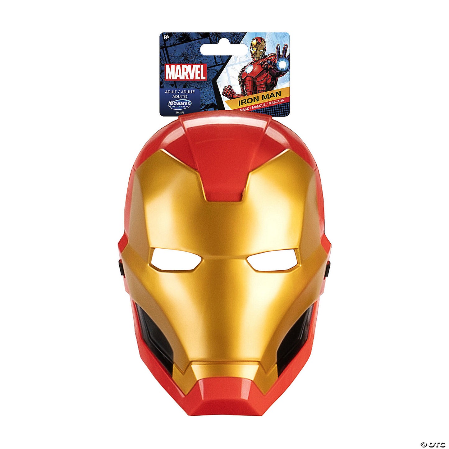Adults Marvel Iron Man Plastic Half Mask | USA Decoration®