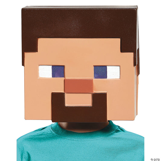 Adults Minecraft Steve Vacuform Mask | USA Decoration®