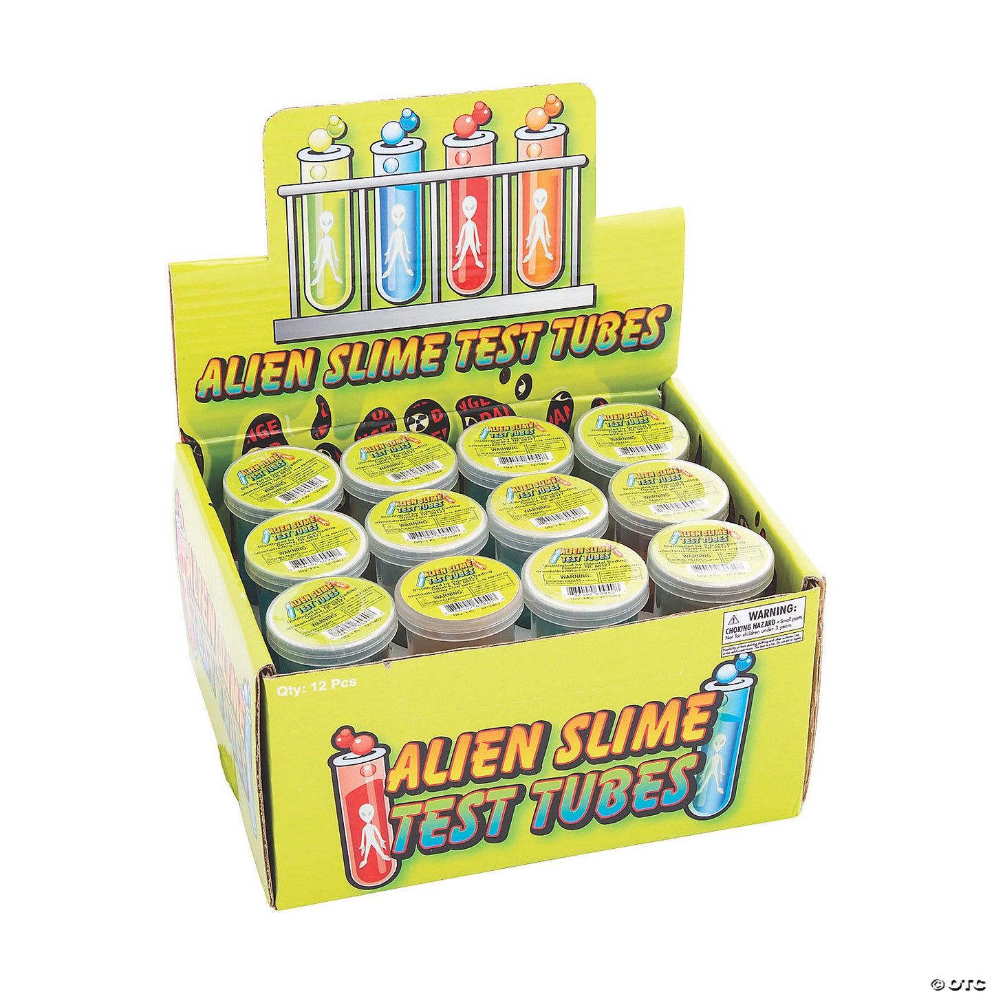 Alien Test Tubes of Slime - 12 Pc. | USA Decoration®