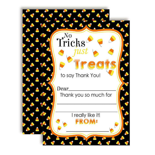 AmandaCreation Candy Corn Thank You Cards 20pc. | USA Decoration®