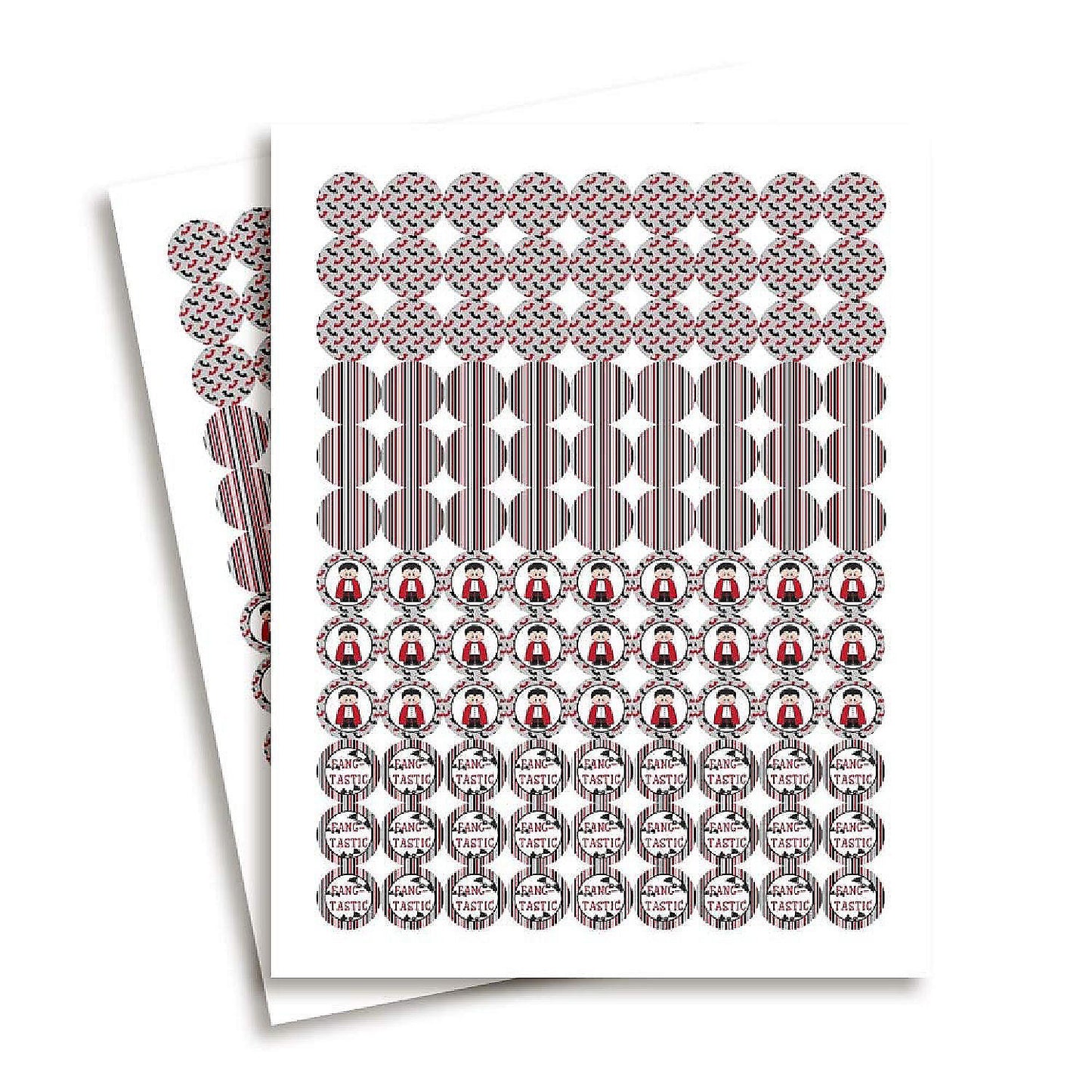 AmandaCreation Dracula Kiss Stickers 324pcs. | USA Decoration®