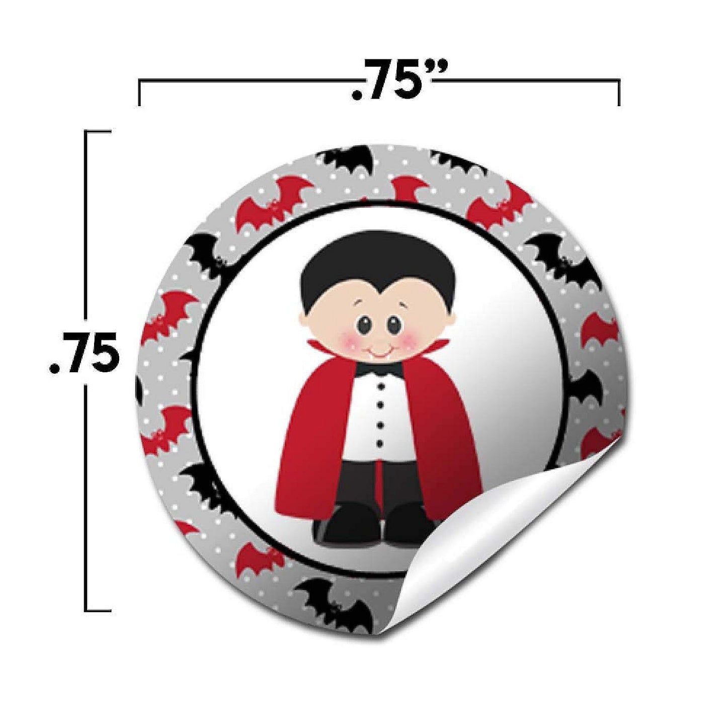 AmandaCreation Dracula Kiss Stickers 324pcs. | USA Decoration®