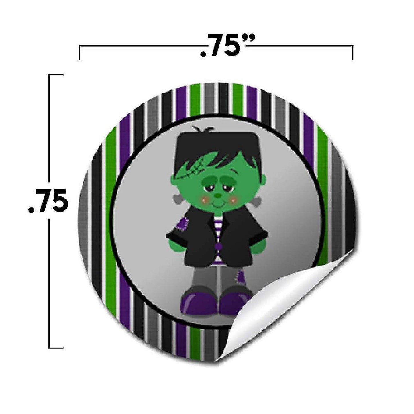 AmandaCreation Frankenstein Kiss Stickers 324pc. | USA Decoration®