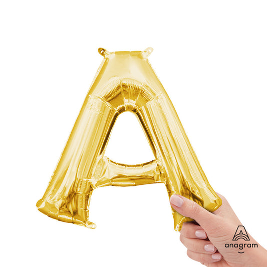 16 inch LETTER A - ANAGRAM - GOLD (AIR-FILL ONLY) | USA Decoration®