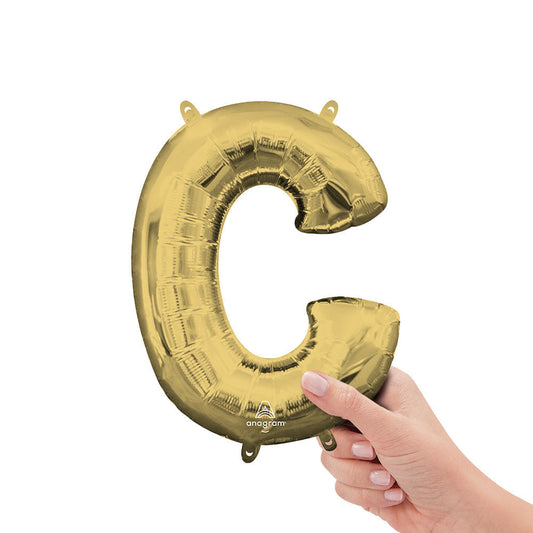 16 inch LETTER C - ANAGRAM - WHITE GOLD (AIR-FILL ONLY) | USA Decoration®