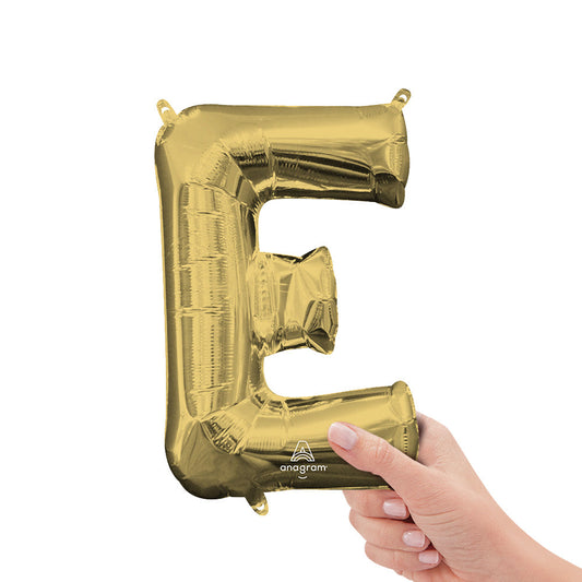 16 inch LETTER E - ANAGRAM - WHITE GOLD (AIR-FILL ONLY) | USA Decoration®